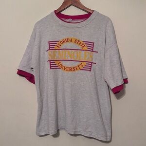 FSU Florida State University Seminoles Men’s Vintage T-Shirt Size Large